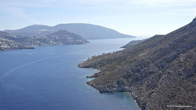 Η Ελλάδα είναι η πρώτη χώρα στο κόσμο που η ακτογραμμή της φωτογραφήθηκε μέτρο - μέτρο από χαμηλό ύψος! 86 telendos1