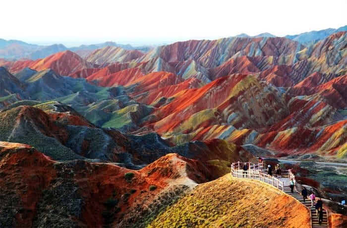 Zhangye Danxia, νοτιοδυτικά της Κίνας