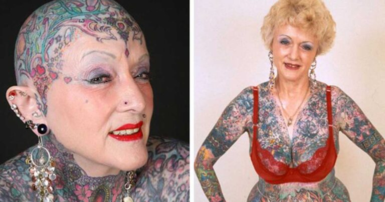 Πέθανε η «σούπερ γιαγιά» των τατουάζ όπου κατείχε το ρεκόρ Γκίνες!