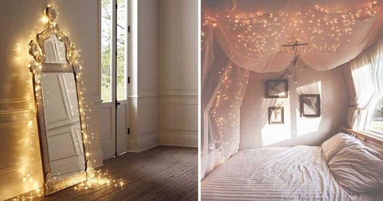 13 τρόποι για να διακοσμήσετε το σπίτι σας με λαμπάκια