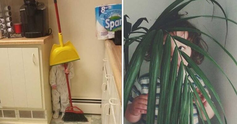 Αξιολάτρευτες γεμάτες αθωότητα φωτογραφίες με παιδιά που κρύβονται