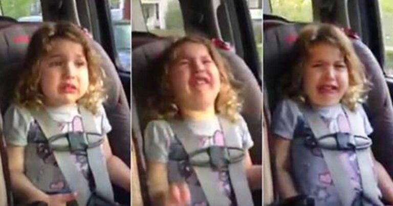 Αυτή η μικρούλα έμαθε ότι θα αποκτήσει αδελφάκι, δεν της άρεσε όμως καθόλου αυτή η ιδέα…