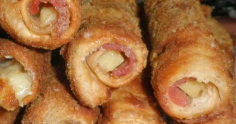 Συνταγή για τραγανά ρολά με ψωμί του τόστ ζαμπόν και τυρί!