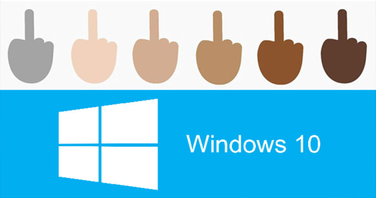 Η Microsoft θα είναι η πρώτη εταιρία που θα επιτρέπει τη χρήση εικονιδίων με το «μεσαίο σηκωμένο δάκτυλο»!