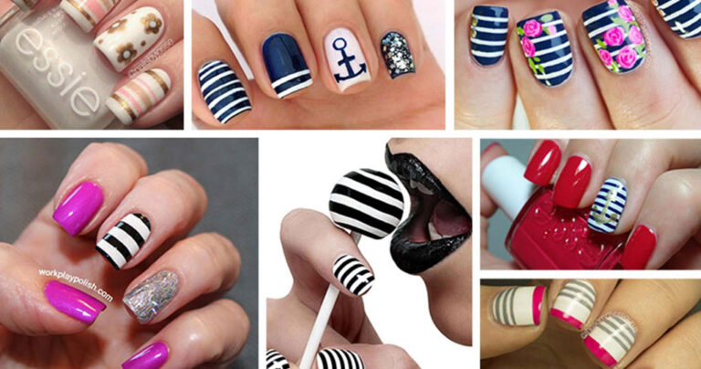 Ριγέ μανικιούρ: Μια από τις κορυφαίες τάσεις στο φετινό μανικιούρ
