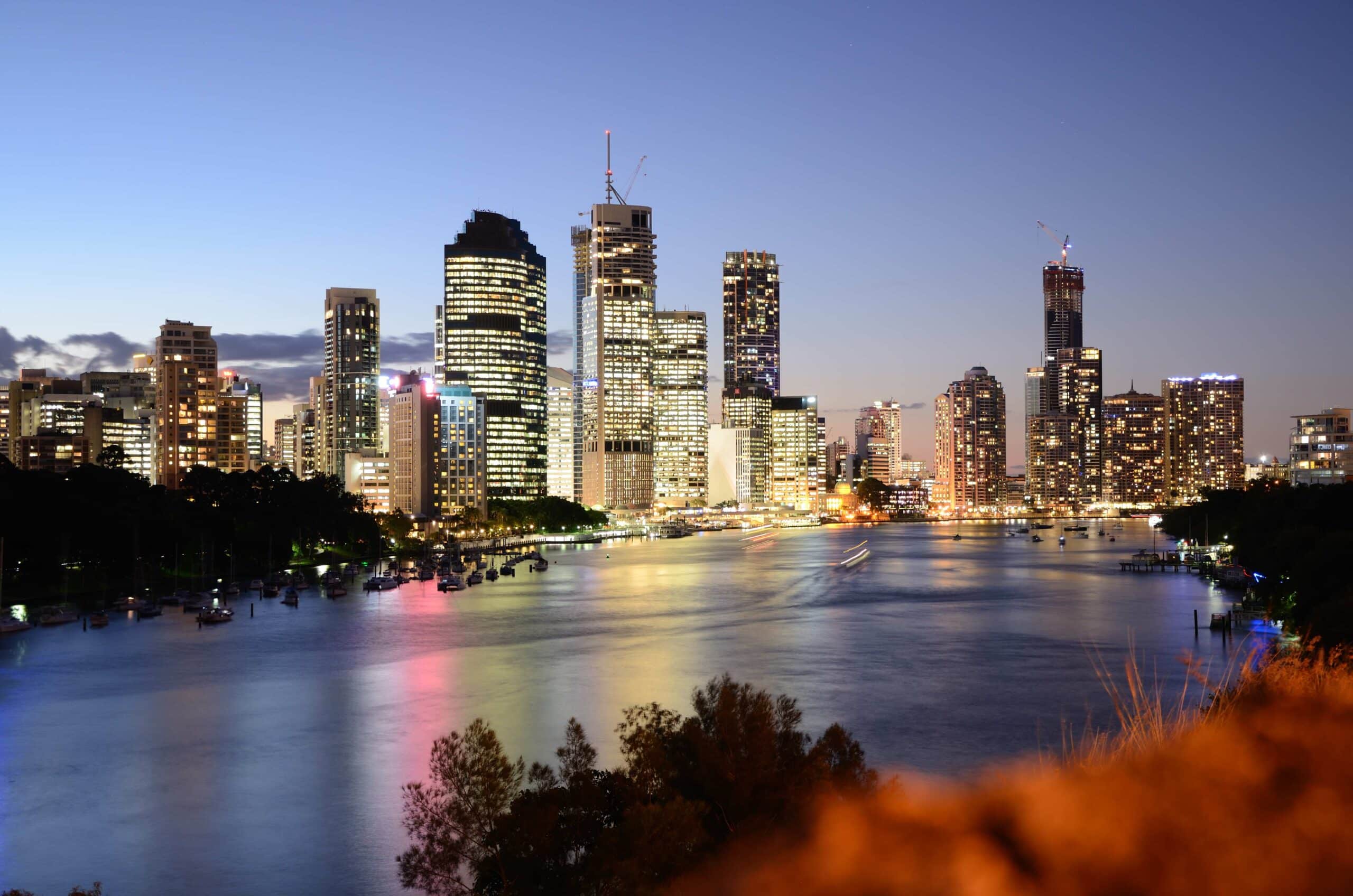 brisbane during twilight scaled