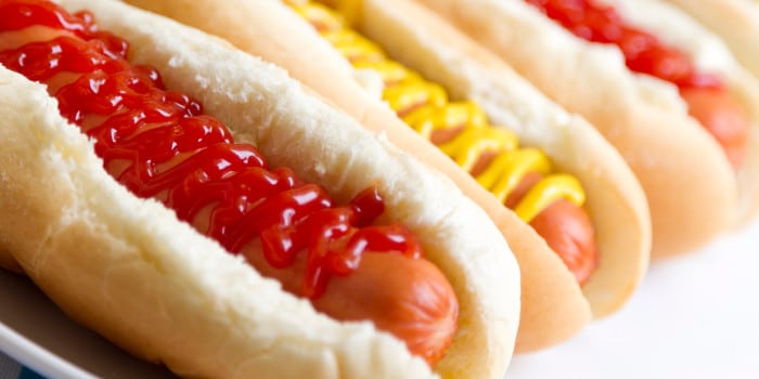 hot dog ketchup