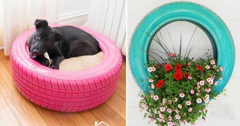 20 έξυπνοι τρόποι να μετατρέψετε παλιά λάστιχα σε κάτι χρήσιμο!