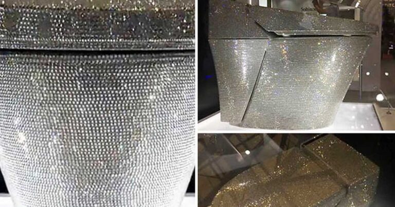 Η ακριβότερη λεκάνη τουαλέτας στον κόσμο έχει 72.000 κρύσταλλα Swarovski!