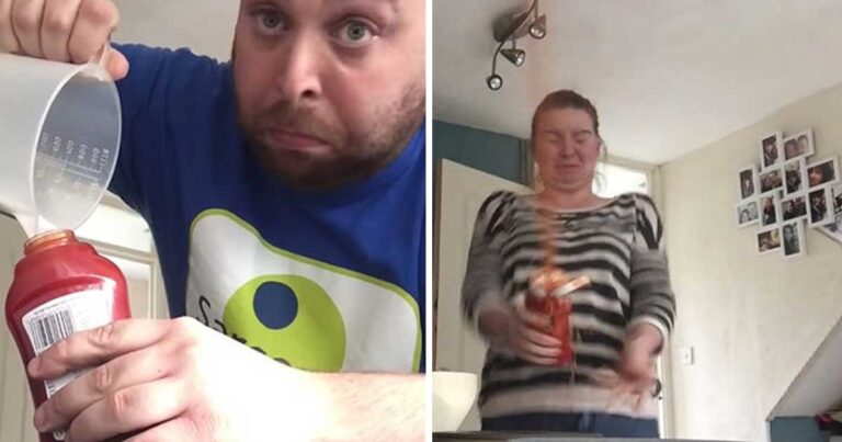 Φάρσα: Έβαλε σόδα στη κέτσαπ και την έδωσε στην γυναίκα του…