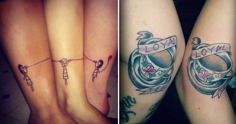 15 υπέροχα και χαριτωμένα ταιριαστά τατουάζ μεταξύ φίλων