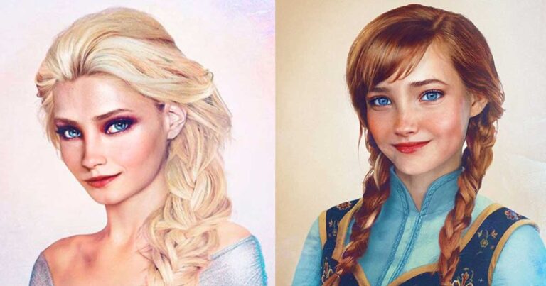 Ζωγράφισε τις πριγκίπισσες τις Ντίσνεϊ και μας δείχνει πως θα έμοιαζαν στην πραγματικότητα!