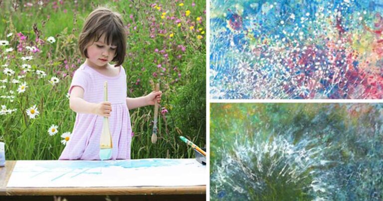 Μία 5χρονη με αυτισμό ζωγραφίζει τους πιο ωραίους πίνακες στον κόσμο!
