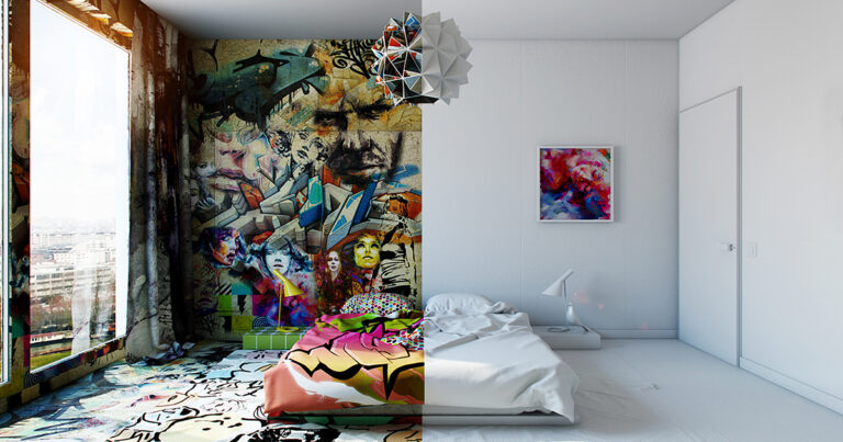 O Ουκρανός καλλιτέχνης που “έκοψε” δωμάτιο στη μέση!