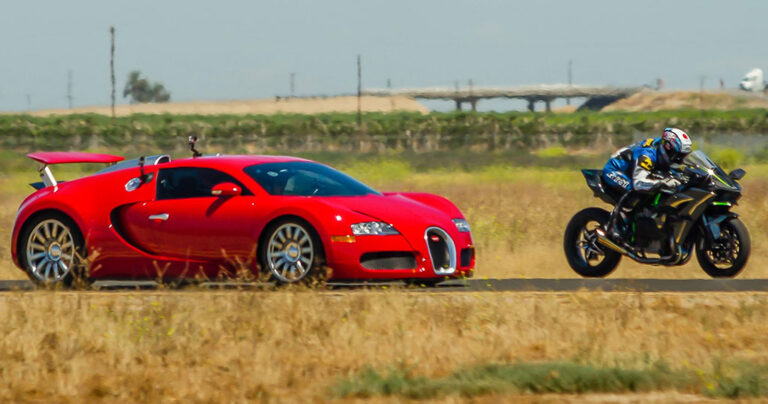 Ένα “υπερ-αυτοκίνητο” βάζει κόντρα με μια… “υπερ-μηχανή”!