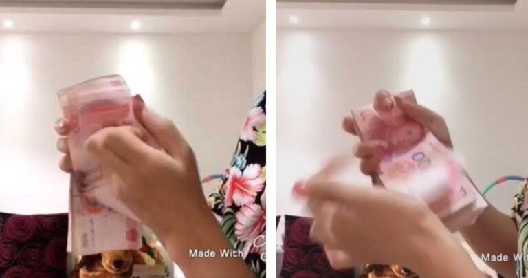 O πιο “ψαγμένος” τρόπος να μετράει κάποιος τα χρήματα  του!