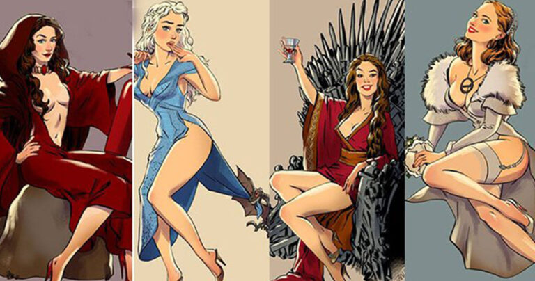 Οι γυναίκες του Game of Thrones έγιναν εντυπωσιακά pin-up κορίτσια!