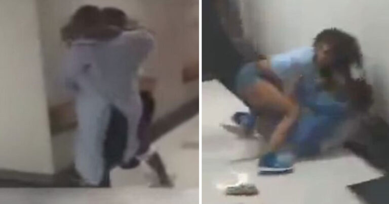 Δυο ασθενείς πλακώνονται στο ξύλο για… έναν φορτιστή! Το βίντεο κάνει το γύρω του κόσμου…