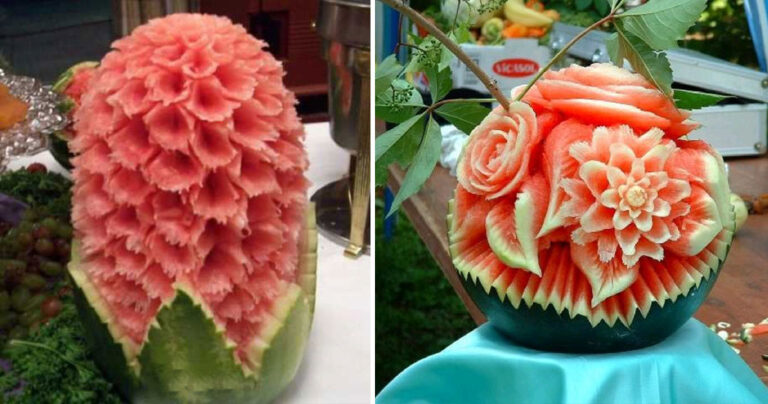 Εντυπωσιακή τέχνη πάνω σε… καρπούζια!