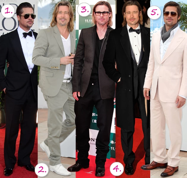 brad pitt best looks