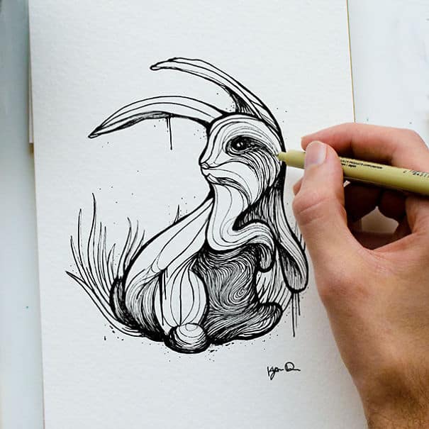 designer draws one animal per day for newborn son4 605