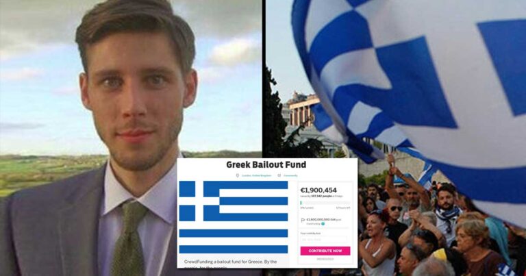 Σχεδόν 2.000.000 ευρώ έχει μαζέψει ο Βρετανός Φιλέλληνας μέσα σε 9 μέρες!