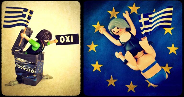 Έφτιαξαν την ελληνική τραγωδία με… playmobil!