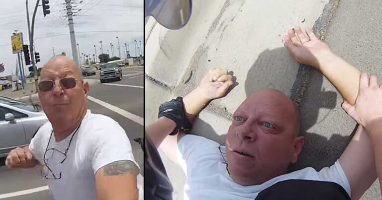 Άντρας κατέβηκε να δείρει ένα ζευγάρι πάνω σε μια μηχανή. Δείτε όμως τι τον περίμενε…