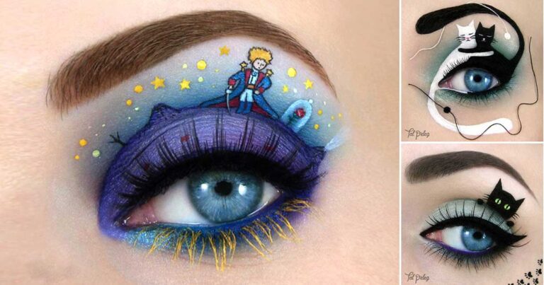 Η make up artist που ζωγραφίζει απίστευτα έργα τέχνης στα βλέφαρά της!
