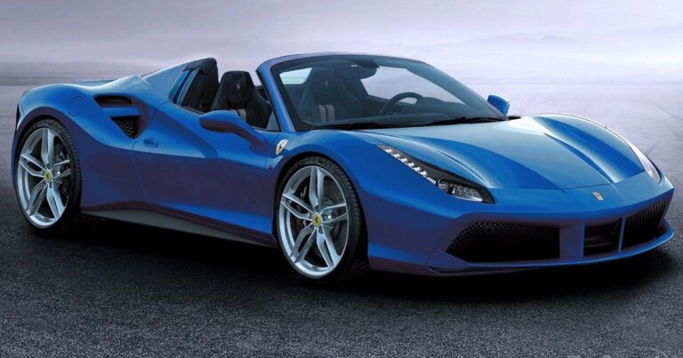 H νέα Ferrari έγινε… μπλε και ανοικτή!