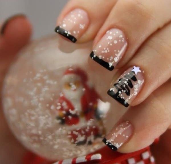 56-Christmas-French-Manicure