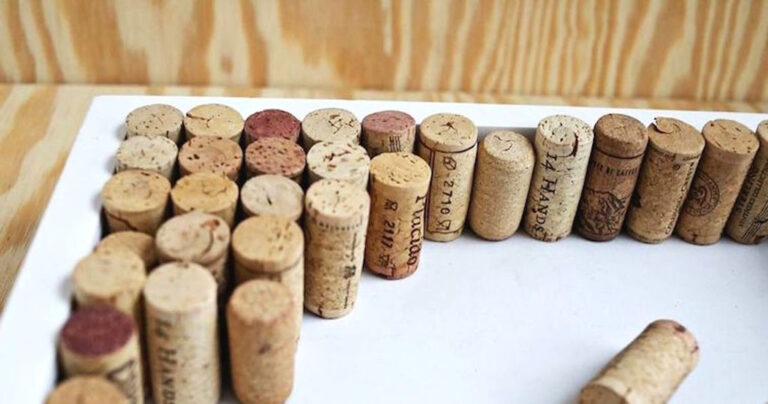 Μάζεψε 170 φελλούς από μπουκάλια κρασιού και έφτιαξε κάτι εντυπωσιακό!