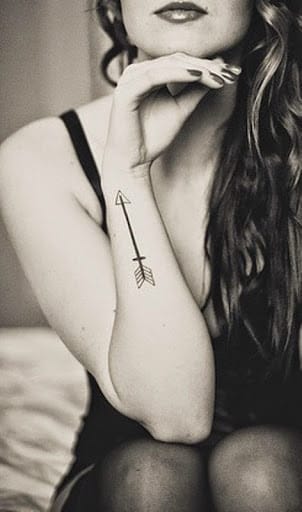 arrow tattoo for girls