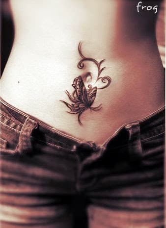 belly tattoos for girls