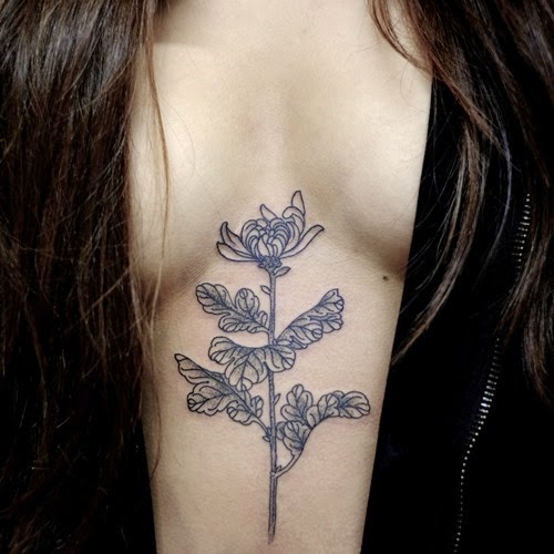 chest tattoos for girls