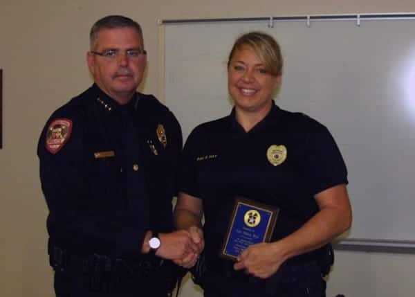 Chief-Terry-Isaacs-of-the-Fruitland-Park-Police-Department-and-Sgt.-Erica-Hay-of-OPD--600x429