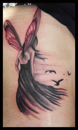fairy tattoos on back