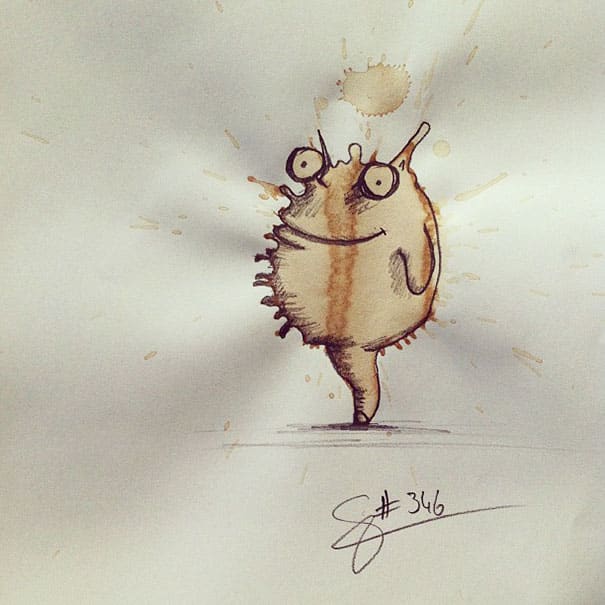 I-draw-coffee-monsters-from-random-coffee-stains.12__605