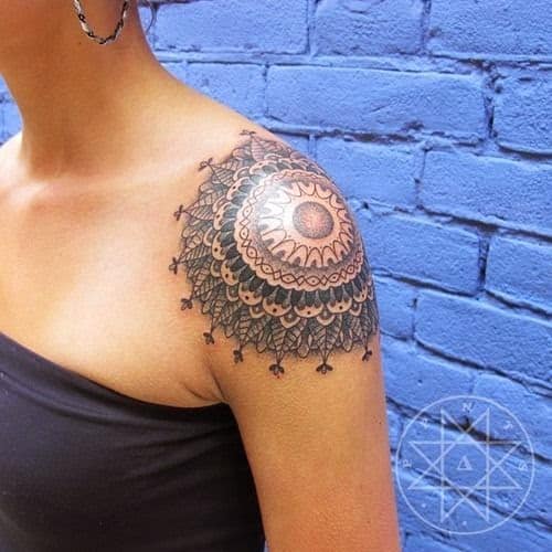 shoulder tattoos for girls 2