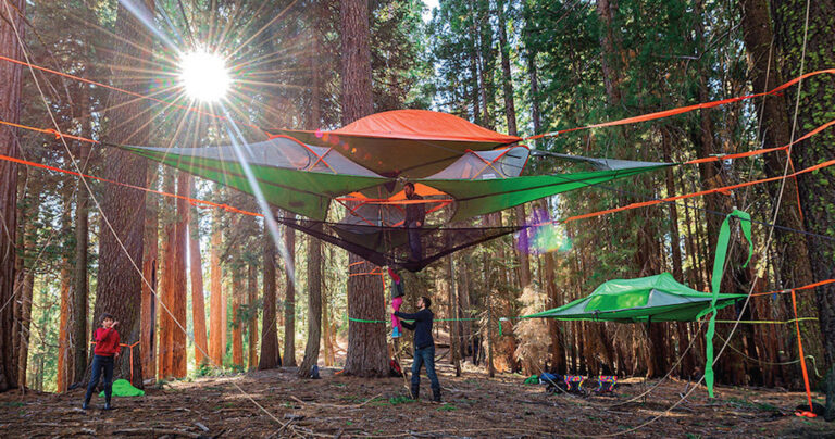 Έφτιαξαν νέες σκηνές που επιτρέπουν στους κατασκηνωτές να κοιμούνται ανάμεσα στα δέντρα!