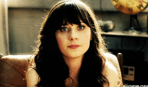 zooey deschanel dont know gif