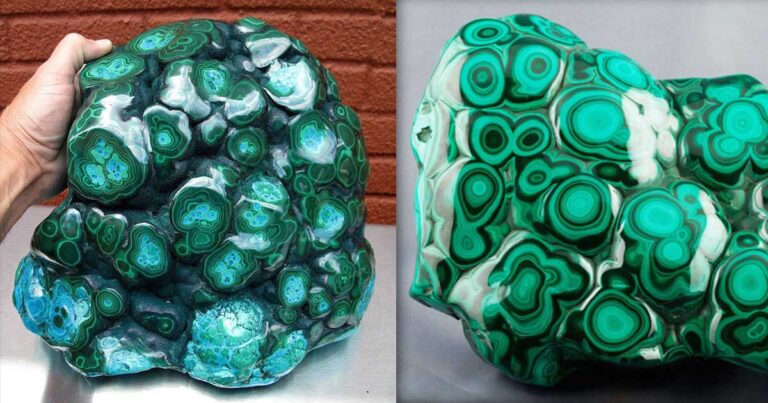 Μαλαχίτης: Δείτε πόσο εντυπωσιακό και πανέμορφο είναι αυτό το ορυκτό!