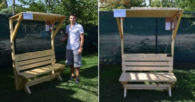 Το πρώτο ηλιακό παγκάκι-φορτιστής στην Ελλάδα!