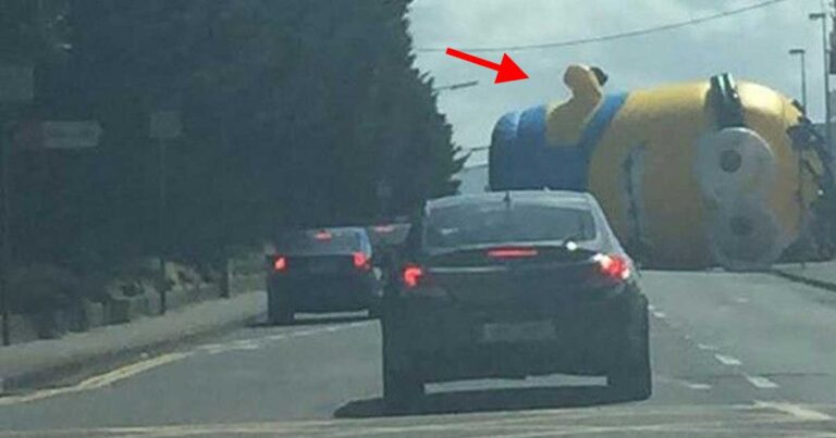 Το τεράστιο Minion που προκάλεσε κυκλοφοριακό χάος στο Δουβλίνο!