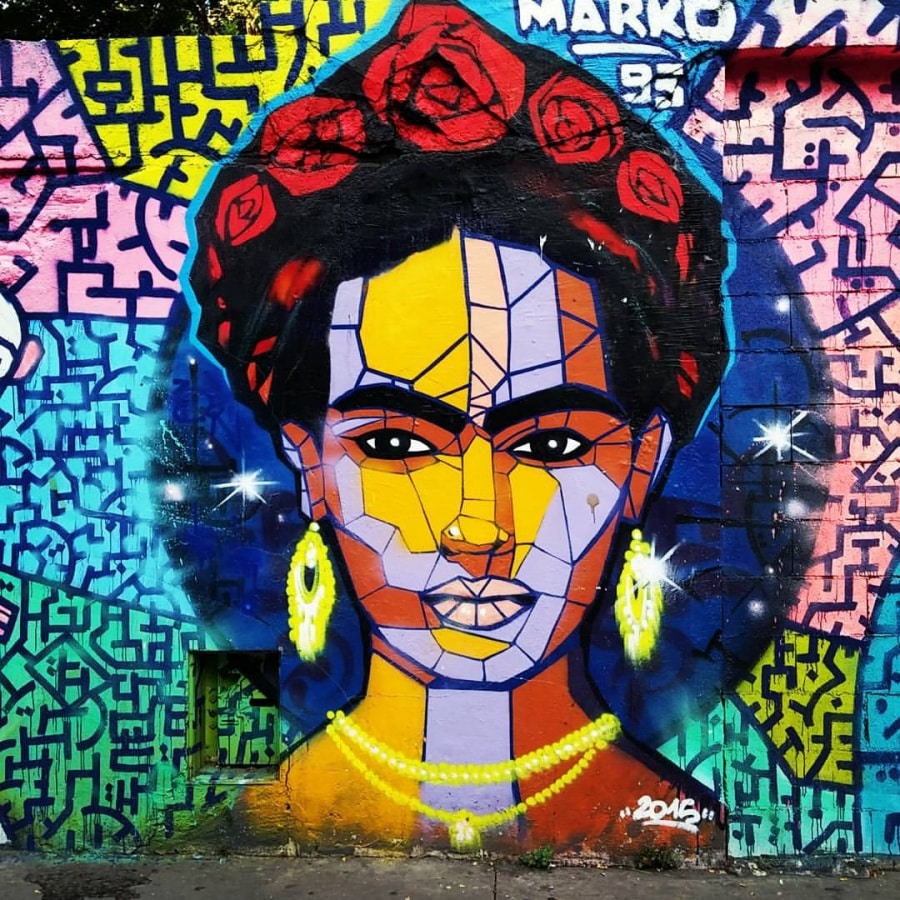 2040860 r3l8t8d 900 frida kahlo street art by marko in paris france 1
