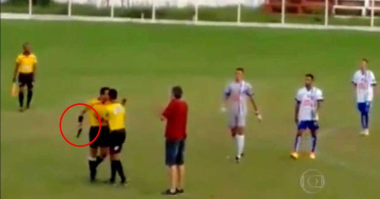 Βραζιλιάνος διαιτητής τραβάει… όπλο κατά τη διάρκεια αγώνα!