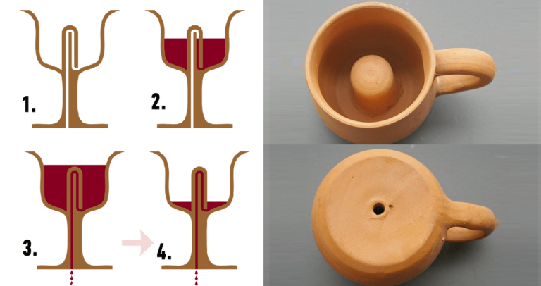 Tι είναι η έξυπνη κούπα του φιλοσόφου Πυθαγόρα και πώς πρέπει να πίνουμε το κρασί