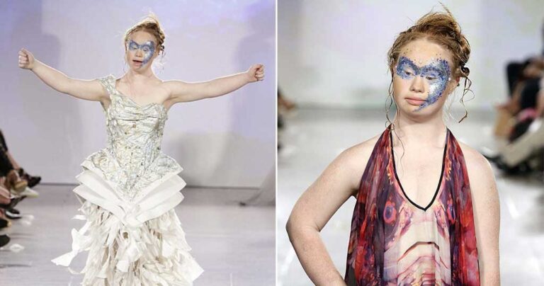 Μαντλίν Στιούαρτ: H γυναίκα με Σύνδρομο Down ανέβηκε στην πασαρέλα και έκανε το όνειρο της πραγματικότητα.