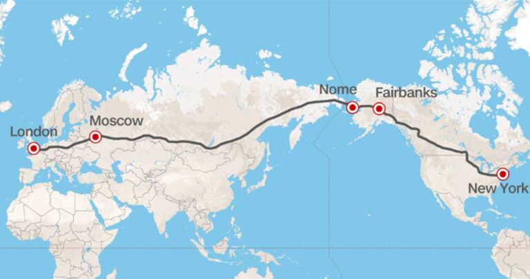 H Ρωσία ετοιμάζει  αυτοκινητόδρομο που θα ενώνει το Λονδίνο με τη Νέα Υόρκη