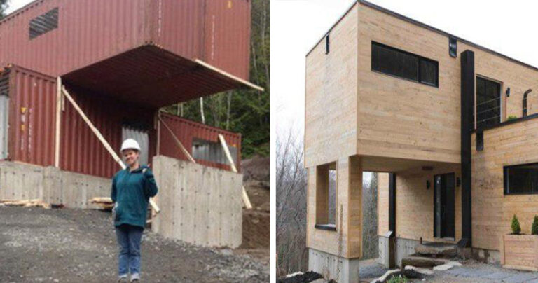 Έφτιαξαν ένα μικρό παλάτι φτιαγμένο από κοντέινερ!